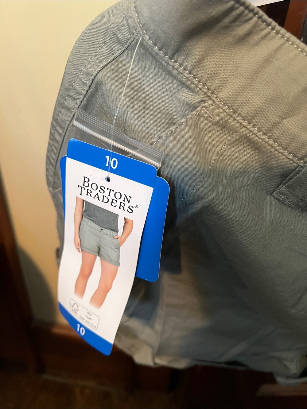 Boston Traders Olive Green Women's Casual Shorts